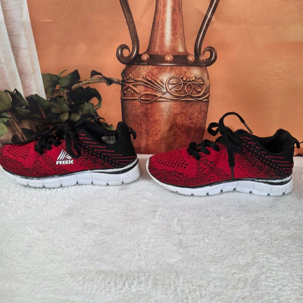 Kids RBX Sz 13 Red & Black Live Life Active Mesh Running Sneakers - Picture 5 of 7
